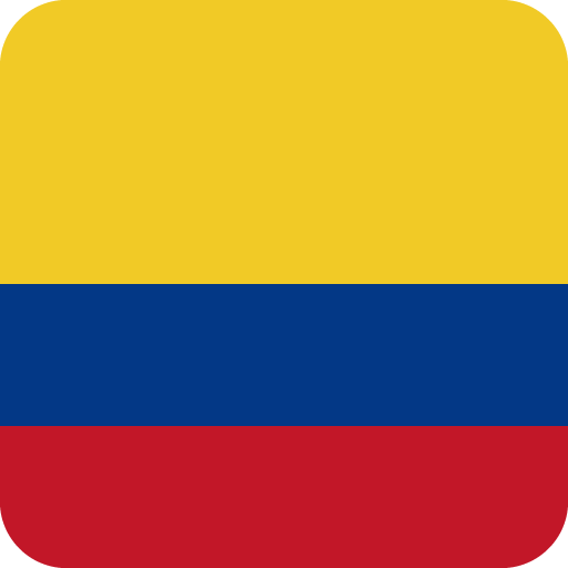 コロンビアの国旗のアイコンマーク イラレ用ai 透過png画像 フリーダウンロードサイト
